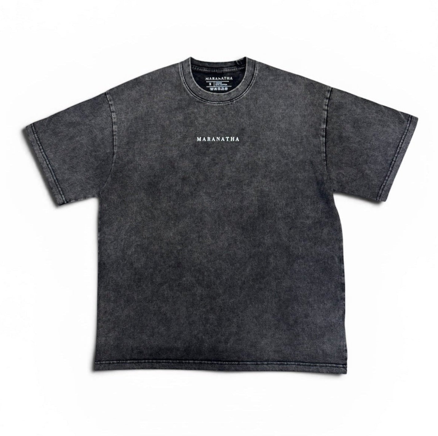 M.M Snow Washed Oversized Cotton Tee